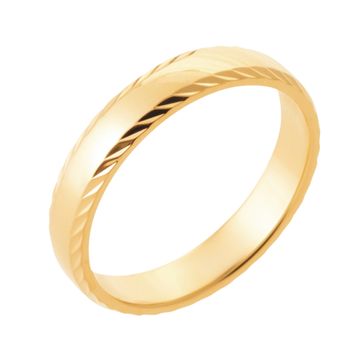 Bague plaqué or personnalisée - 2908