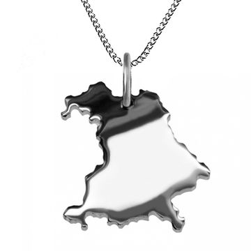 Pendentif argent Bavière personnalisé - 2560