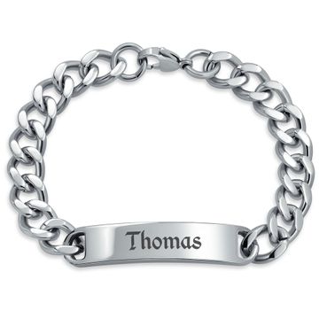 Gourmette acier personnalisée - 1873