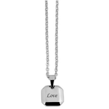 Pendentif acier personnalisé - 2100
