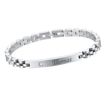 Bracelet acier personnalisé - 2945