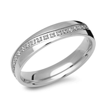 Bague acier personnalisée - 1327