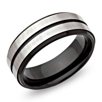 Bague acier personnalisée - 0366
