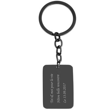 Porte-clé acier personnalisé - 2093