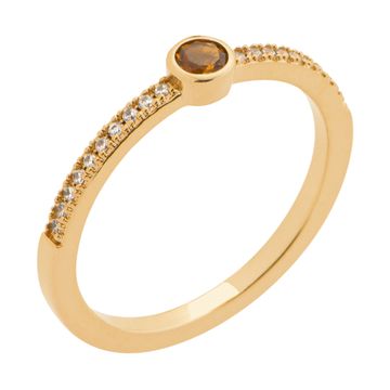 Bague plaqué or personnalisée - 2723