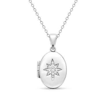 Pendentif photo argent personnalisé - 2365