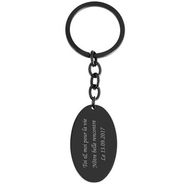 Porte-clé acier personnalisé - 2094