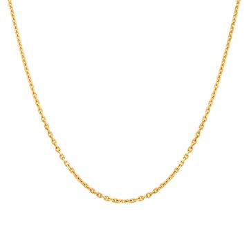 Chaîne forçat plaqué or 1,5mm - 2616