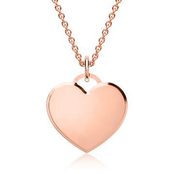 Pendentif coeur argent personnalisé - 1802
