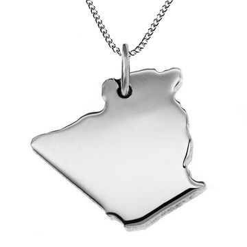 Pendentif argent Algérie personnalisé - 2073