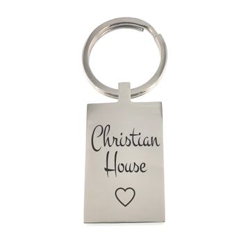 Porte-clé acier personnalisé - 0594