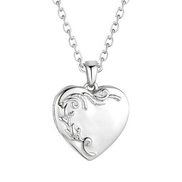 Pendentif coeur argent personnalisé - 1770