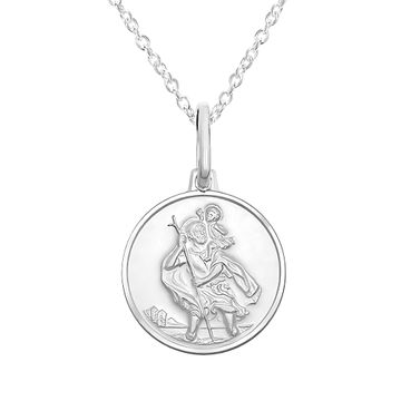 Pendentif religieux argent personnalisé - 2336