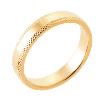 Bague plaqué or personnalisée - 2909