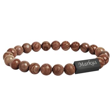 Bracelet perles de bois personnalisé - 2903