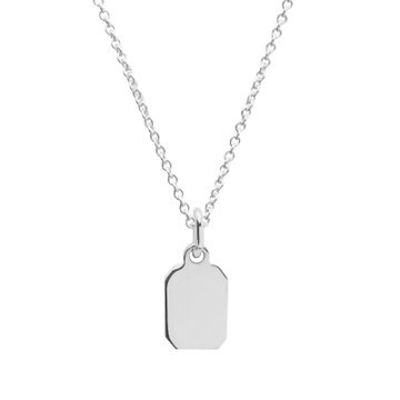 Pendentif argent personnalisé - 0898