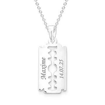 Pendentif argent personnalisé - 1765