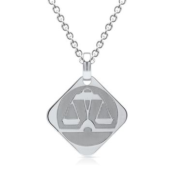 Pendentif zodiaque argent personnalisé - 0927